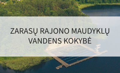 Zarasų rajono maudyklų vandens kokybė